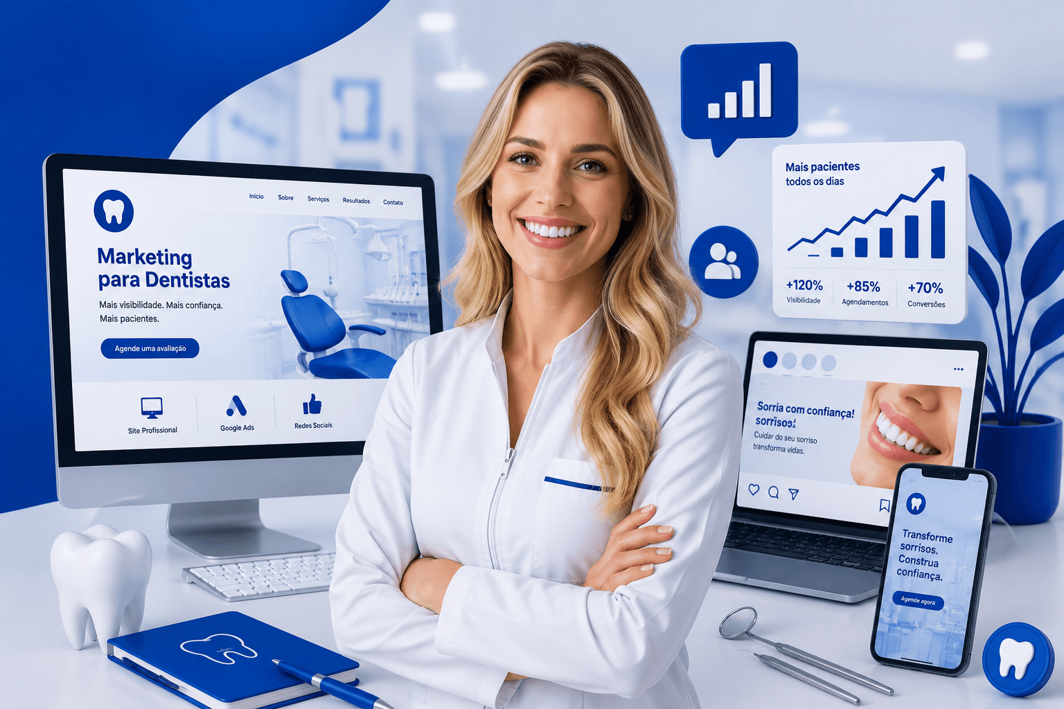 Agência de Marketing Odontológico — Growme